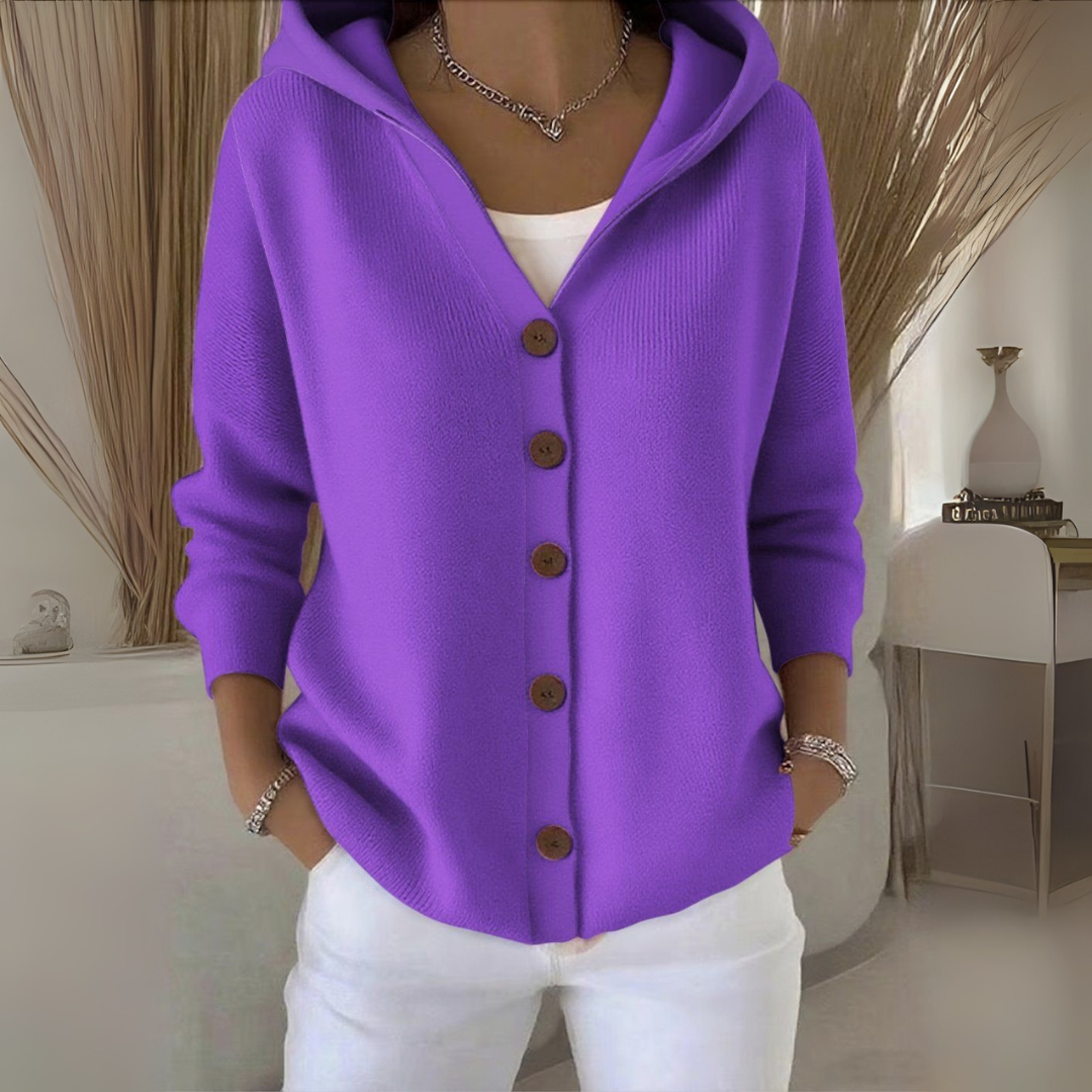 Camille | Gilet tendance à capuche