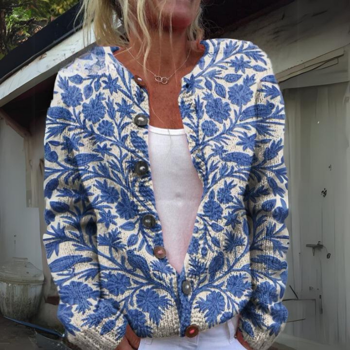 Leilani™ - Cardigan Chaud et Magnifique avec Imprimé Floral