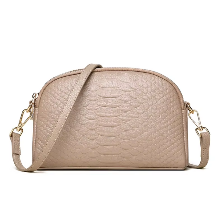 Cora | Belle mini sac à bandoulière en simili cuir avec motif crocodile