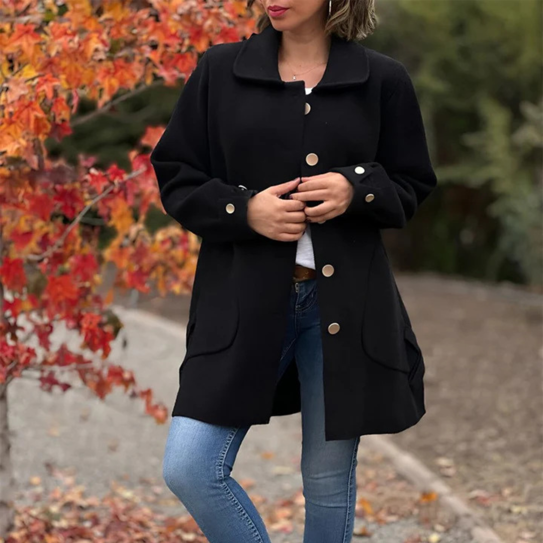 MOANA — Manteau oversize classique à boutons