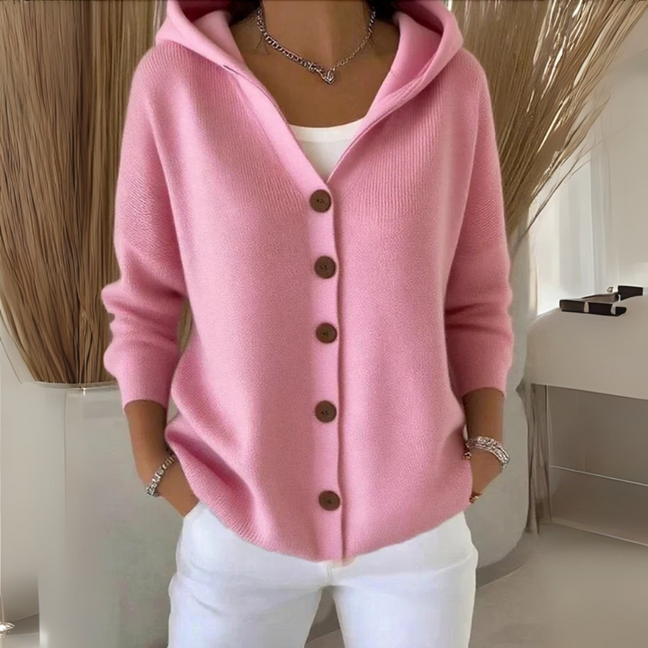 Camille | Gilet tendance à capuche