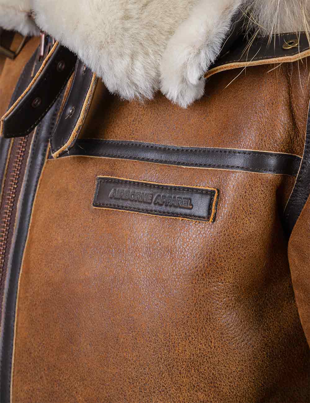 Aron™ | Veste Bomber avec Capuche en Fourrure