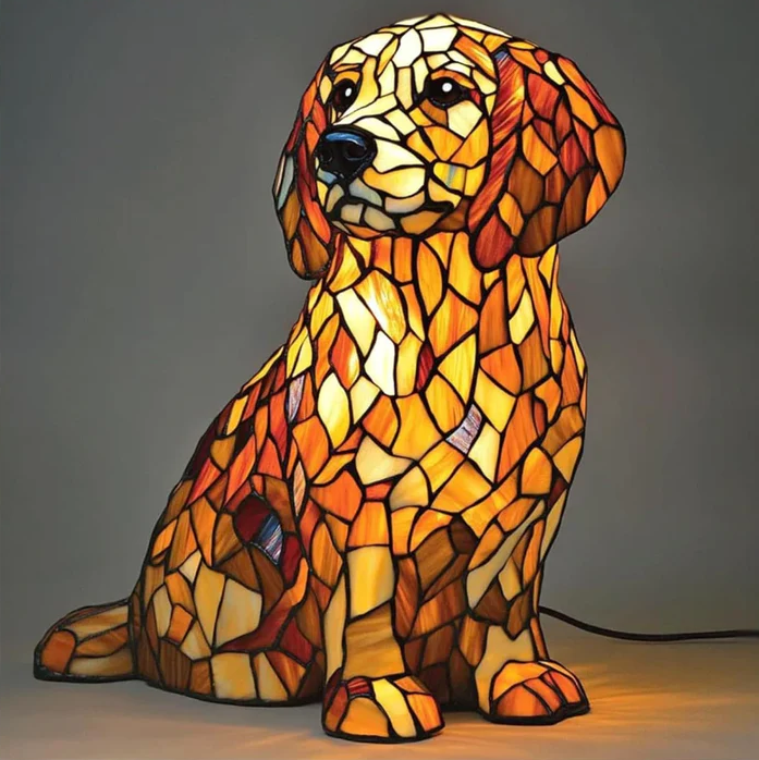 Pompom – Lampe spirituelle du golden retriever